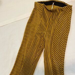 Velvet flare pull on pants.